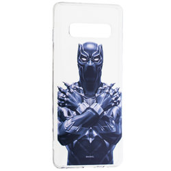 Husa Samsung Galaxy S10 Plus Cu Licenta Marvel - Black Panther