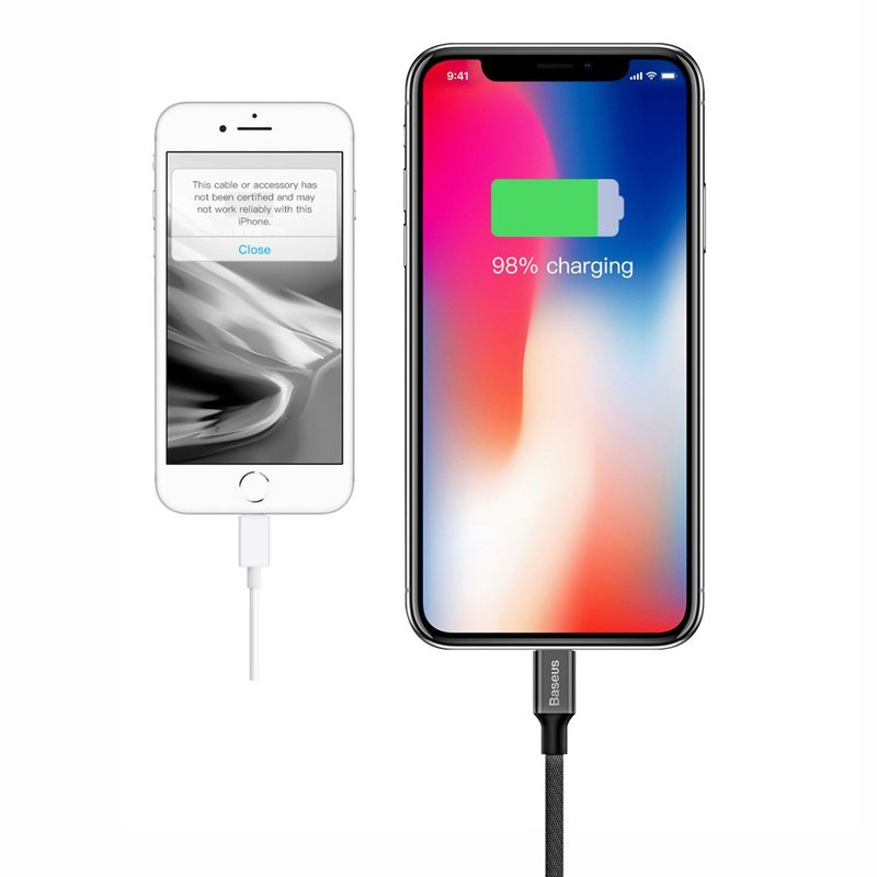 Cablu De Date Lightning Baseus Yiven Cable 1.2M 2.0A - Black CALYW-01