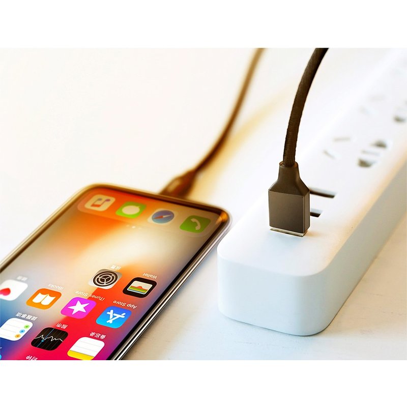Cablu De Date Lightning Baseus Yiven Cable 1.2M 2.0A - Black CALYW-01