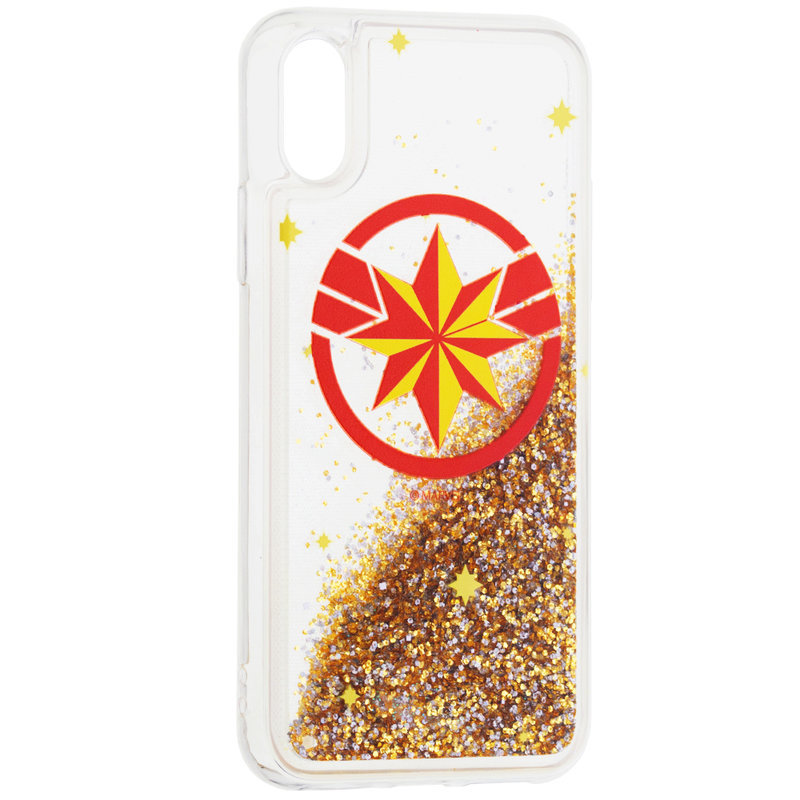 Husa iPhone XS Cu Licenta Marvel - Marvel Gold Sand