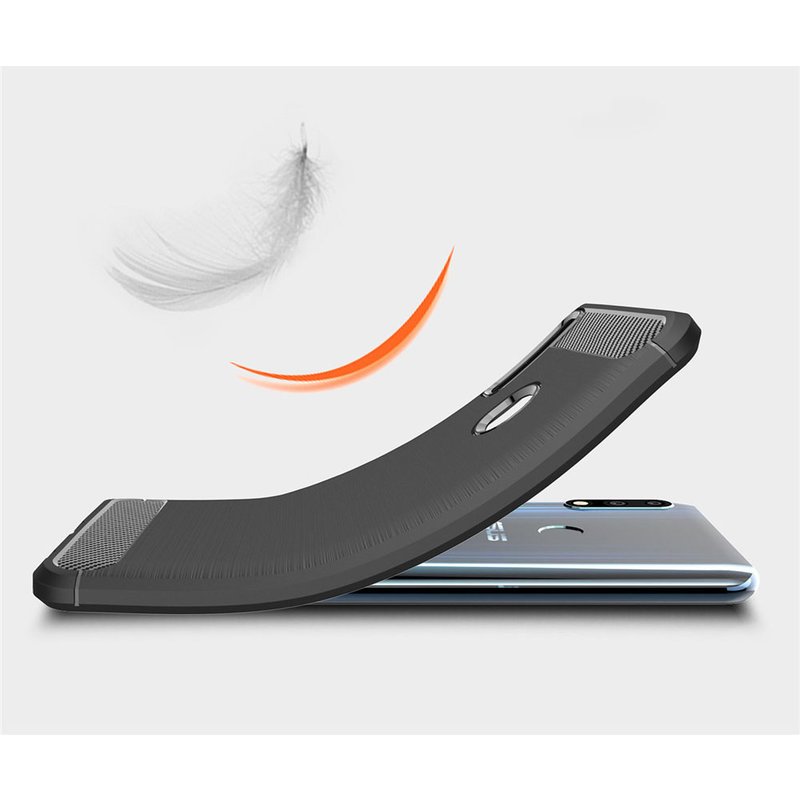Husa Asus Zenfone Max Pro M2 ZB631KL TPU Carbon Negru