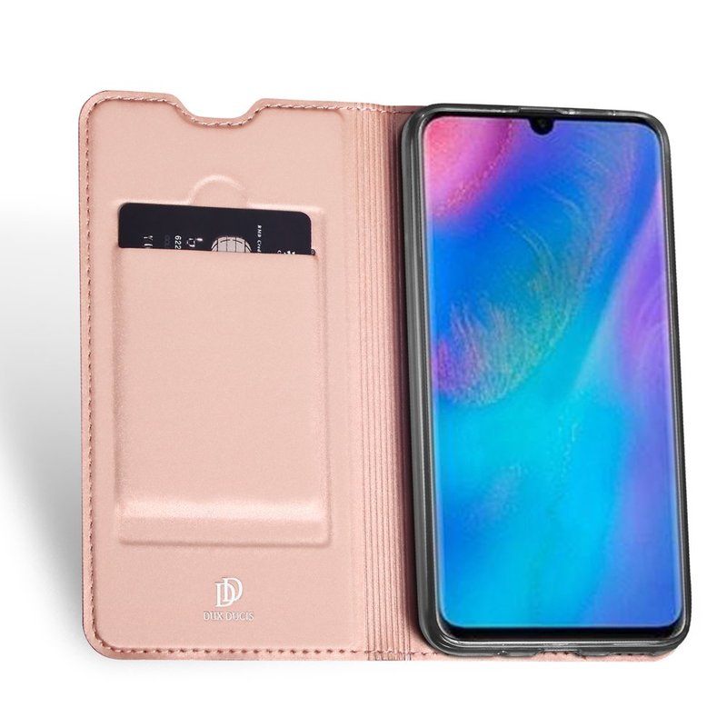 Husa Huawei P30 Lite Dux Ducis Flip Stand Book - Roz