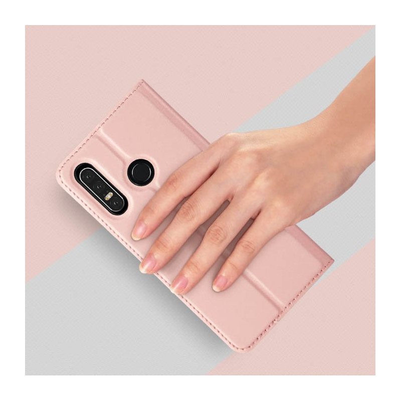 Husa Huawei P30 Lite Dux Ducis Flip Stand Book - Roz