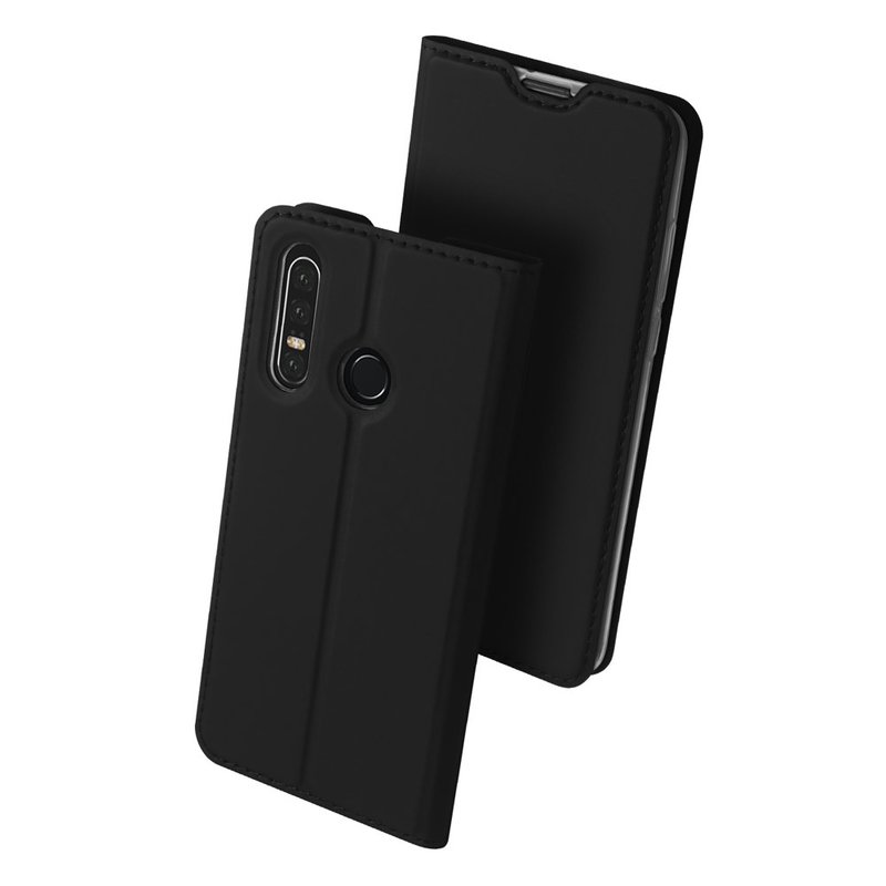 Husa Huawei P30 Lite Dux Ducis Flip Stand Book - Negru