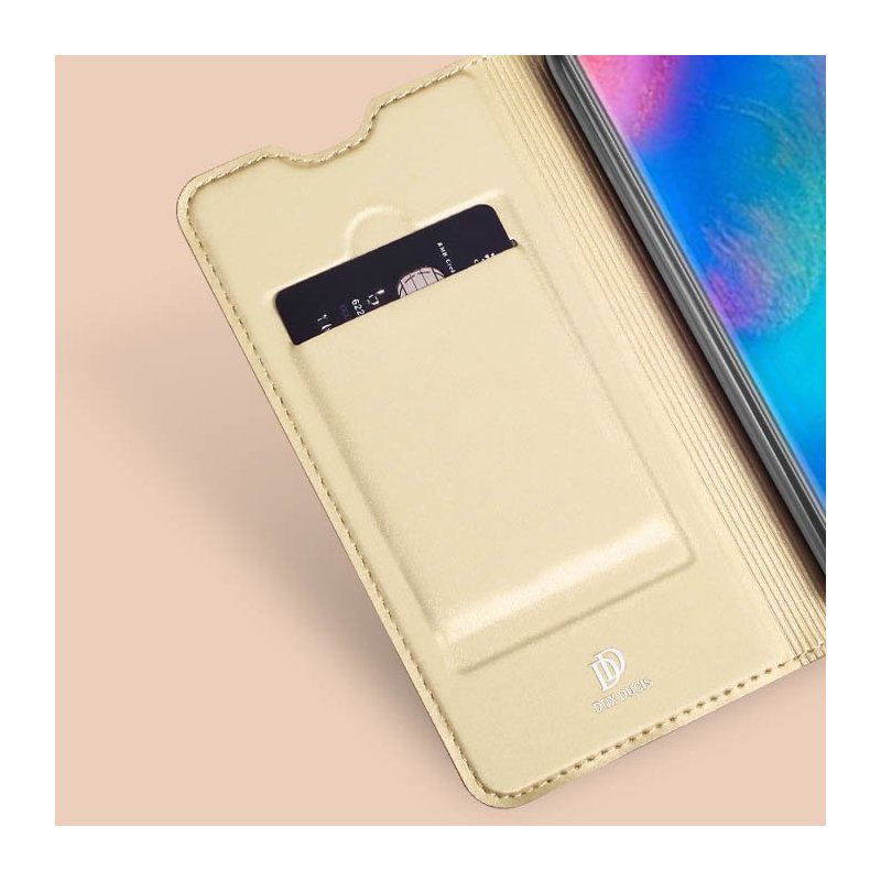Husa Huawei P30 Lite Dux Ducis Flip Stand Book - Auriu