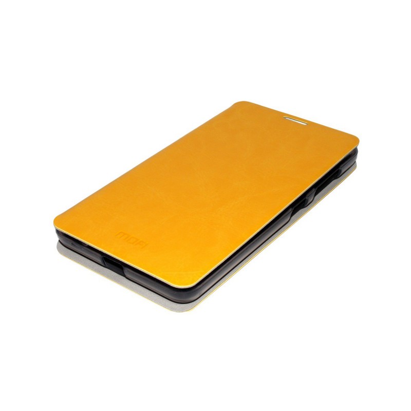 Husa Microsft Lumia 535 Flip Tip Carte Galben MOFI