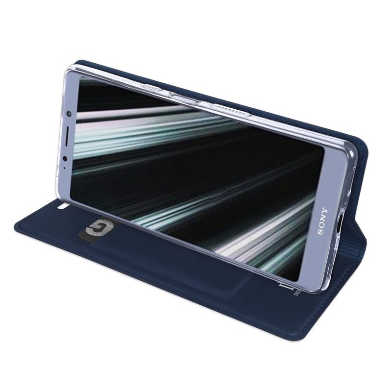Husa Sony Xperia L3 Dux Ducis Flip Stand Book - Albastru