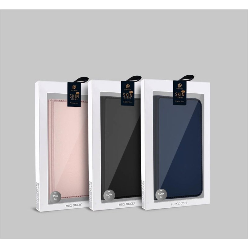 Husa Sony Xperia L3 Dux Ducis Flip Stand Book - Albastru