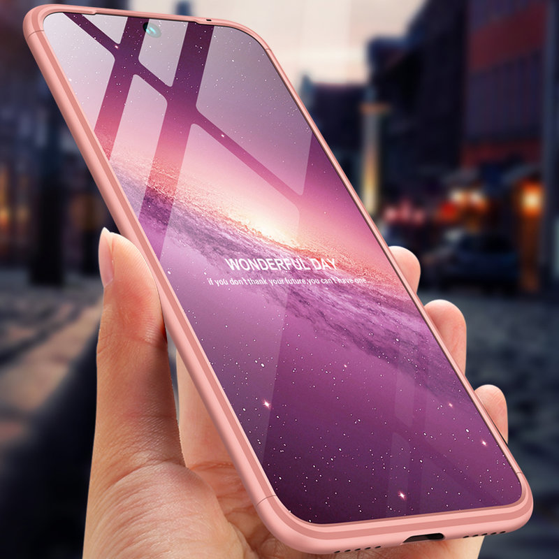 Husa Xiaomi Redmi Note 7 GKK 360 Full Cover Roz