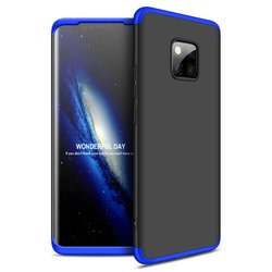 Husa Huawei Mate 20 Pro GKK 360 Full Cover Negru-Albastru