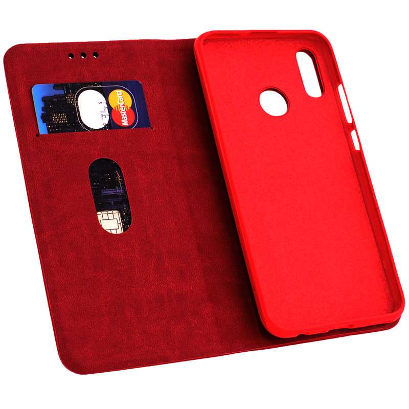 Husa Huawei P Smart 2019 Forcell Silk Wallet - Red