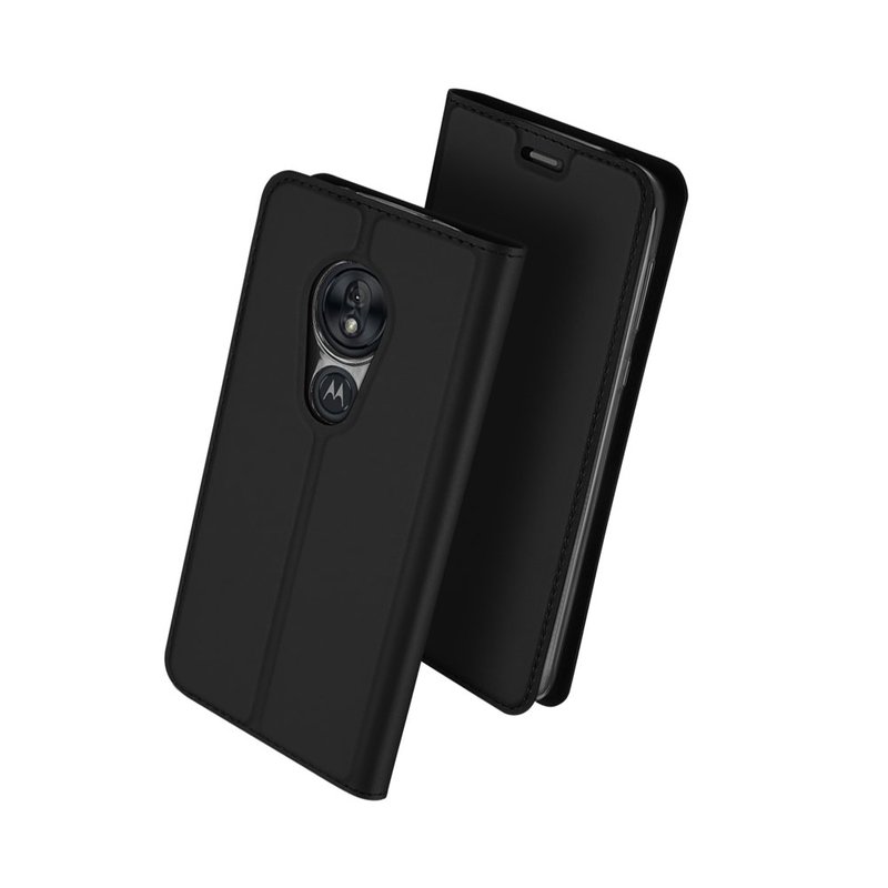 Husa Motorola Moto G7 Power Dux Ducis Flip Stand Book - Negru