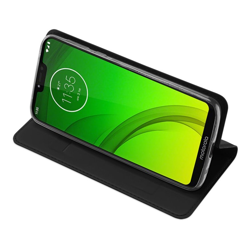Husa Motorola Moto G7 Power Dux Ducis Flip Stand Book - Negru