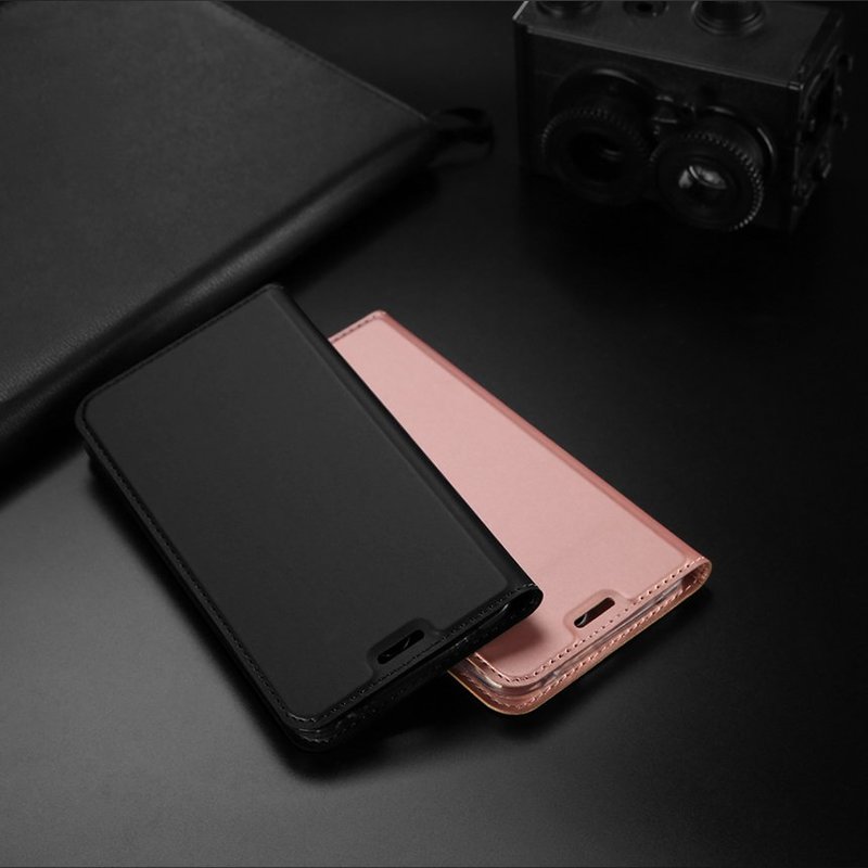Husa Motorola Moto G7 Power Dux Ducis Flip Stand Book - Negru