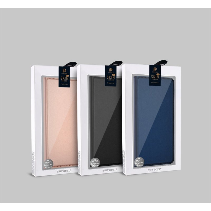 Husa Motorola Moto G7 Power Dux Ducis Flip Stand Book - Negru