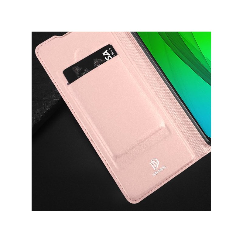 Husa Motorola Moto G7 Plus Dux Ducis Flip Stand Book - Roz