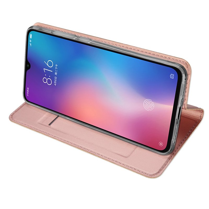 Husa Xiaomi Mi 9 Dux Ducis Flip Stand Book - Roz