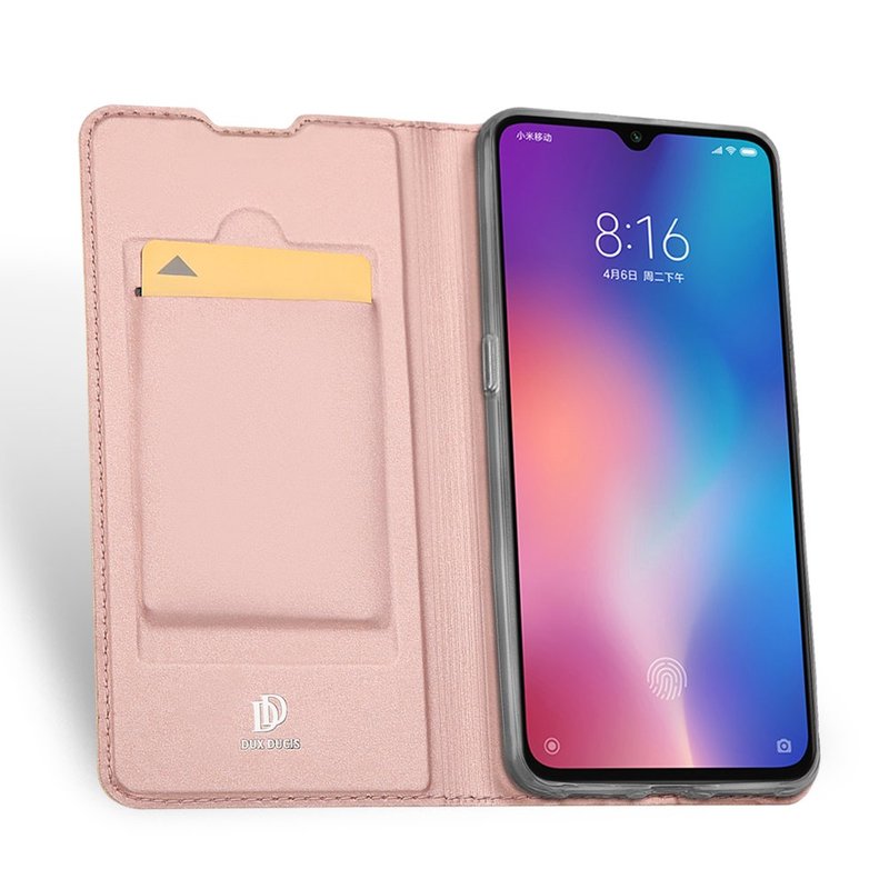 Husa Xiaomi Mi 9 Dux Ducis Flip Stand Book - Roz