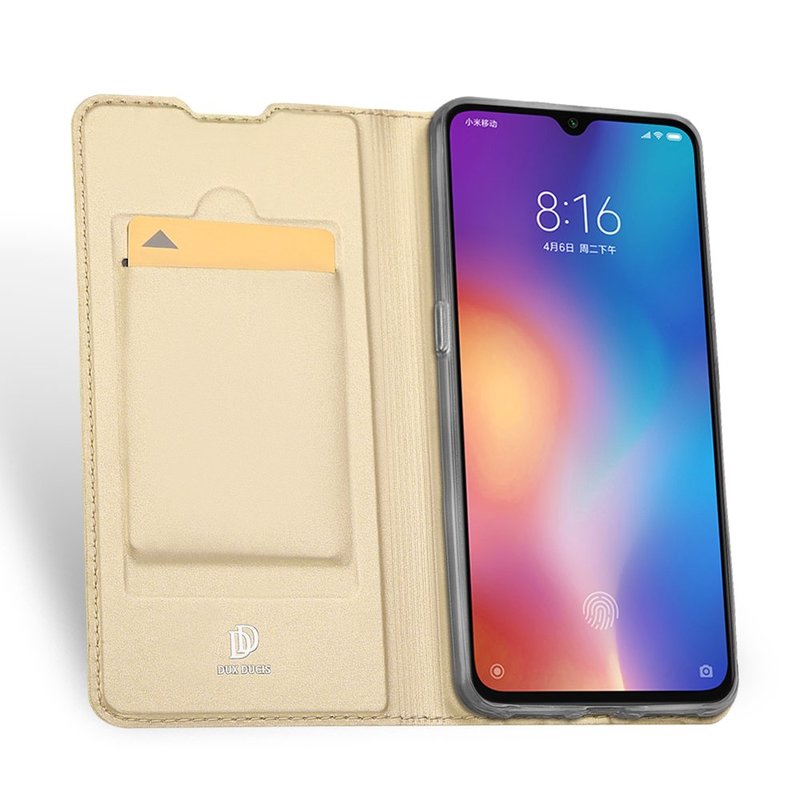 Husa Xiaomi Mi 9 Dux Ducis Flip Stand Book - Auriu