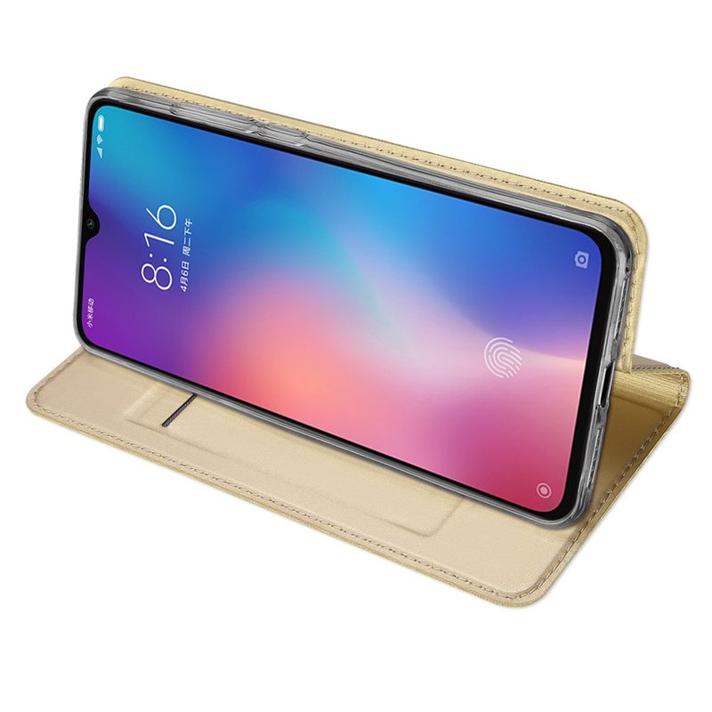 Husa Xiaomi Mi 9 Dux Ducis Flip Stand Book - Auriu