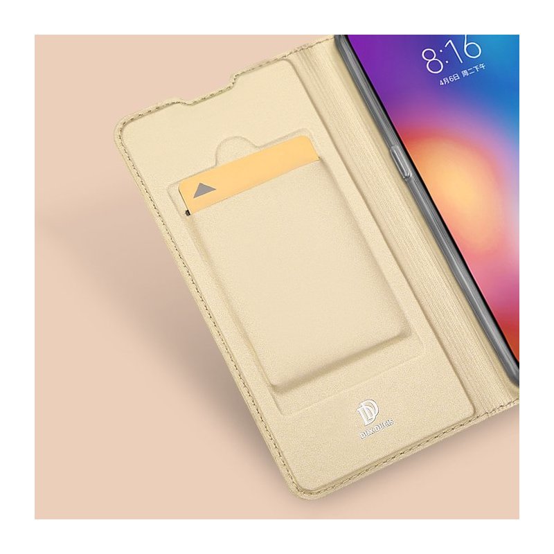Husa Xiaomi Mi 9 Dux Ducis Flip Stand Book - Auriu