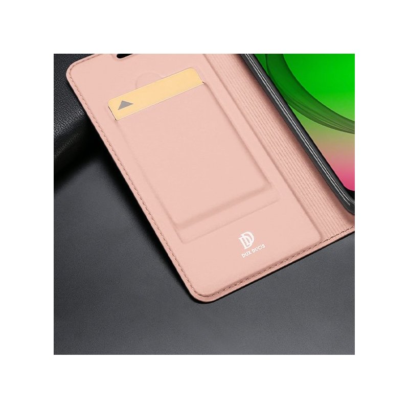 Husa Motorola Moto G7 Play Dux Ducis Flip Stand Book - Roz