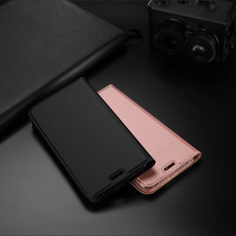 Husa Motorola Moto G7 Play Dux Ducis Flip Stand Book - Roz