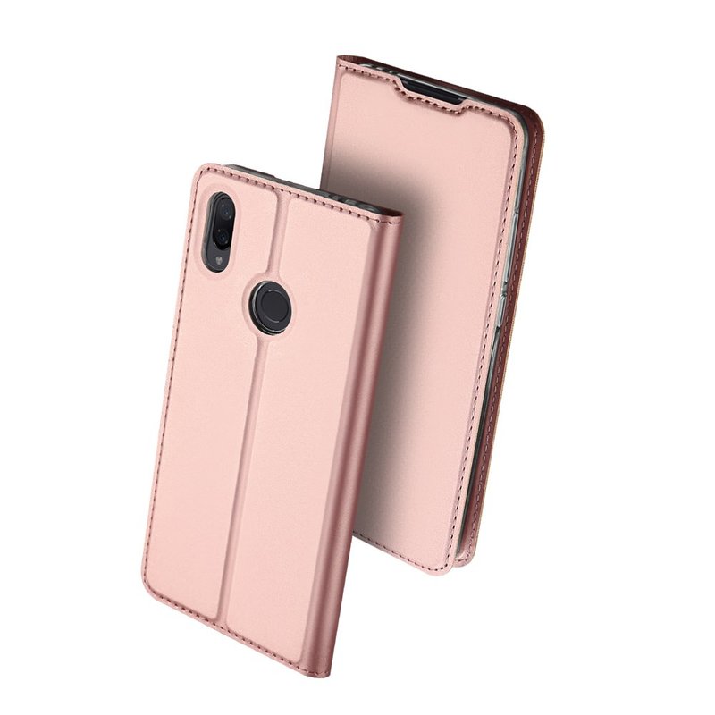 Husa Xiaomi Redmi Note 7 Dux Ducis Flip Stand Book - Roz