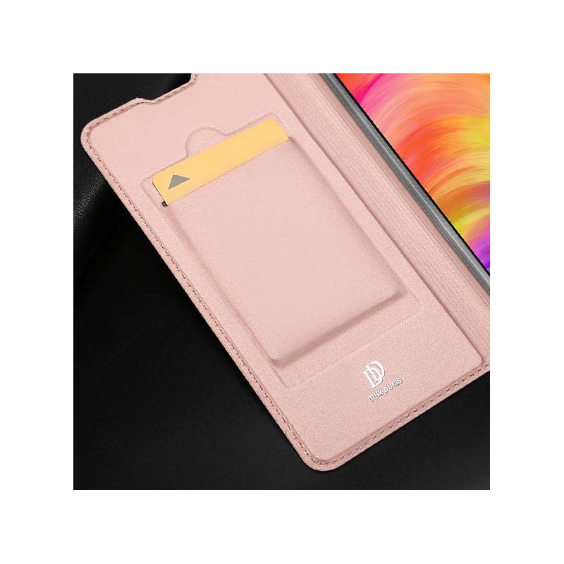 Husa Xiaomi Redmi Note 7 Dux Ducis Flip Stand Book - Roz