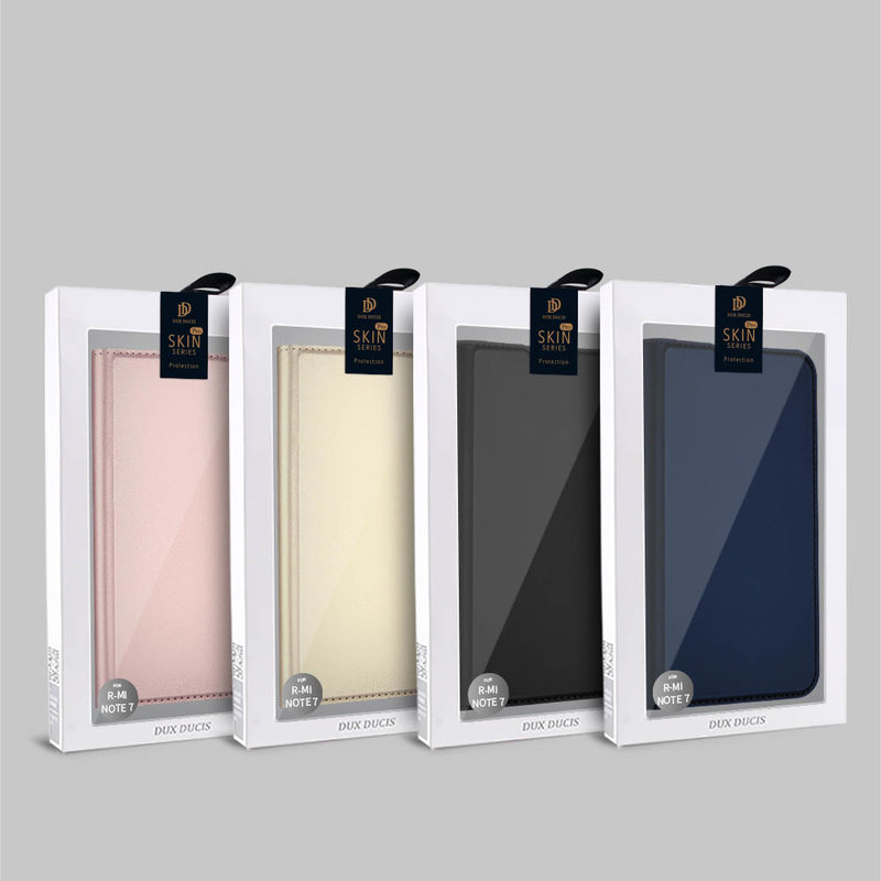 Husa Xiaomi Redmi Note 7 Dux Ducis Flip Stand Book - Roz