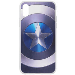 Husa iPhone XS Cu Licenta Marvel - Captain America Logo