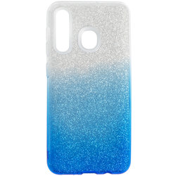 Husa Samsung Galaxy A50 Gradient Color TPU Sclipici - Albastru