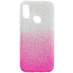 Husa Huawei Y6 2019 Gradient Color TPU Sclipici - Roz