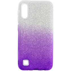 Husa Samsung Galaxy A10 Gradient Color TPU Sclipici - Mov