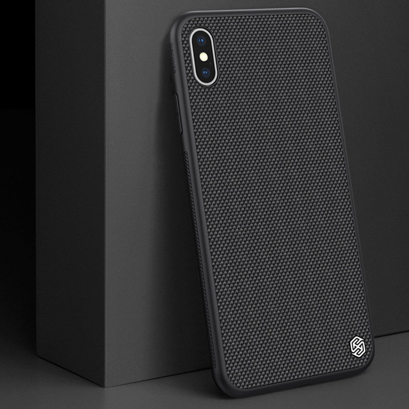 Husa iPhone X, iPhone 10 Nillkin Textured Case - Black