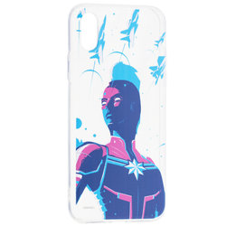Husa iPhone X, iPhone 10 Cu Licenta Marvel - Blue Captain
