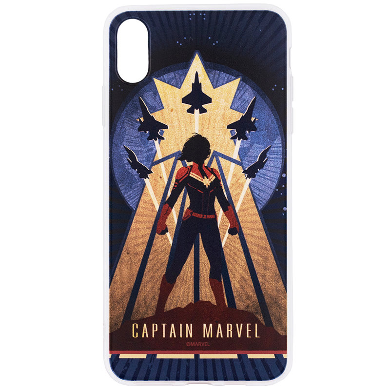 Husa iPhone XR Cu Licenta Marvel - Captain Marvel