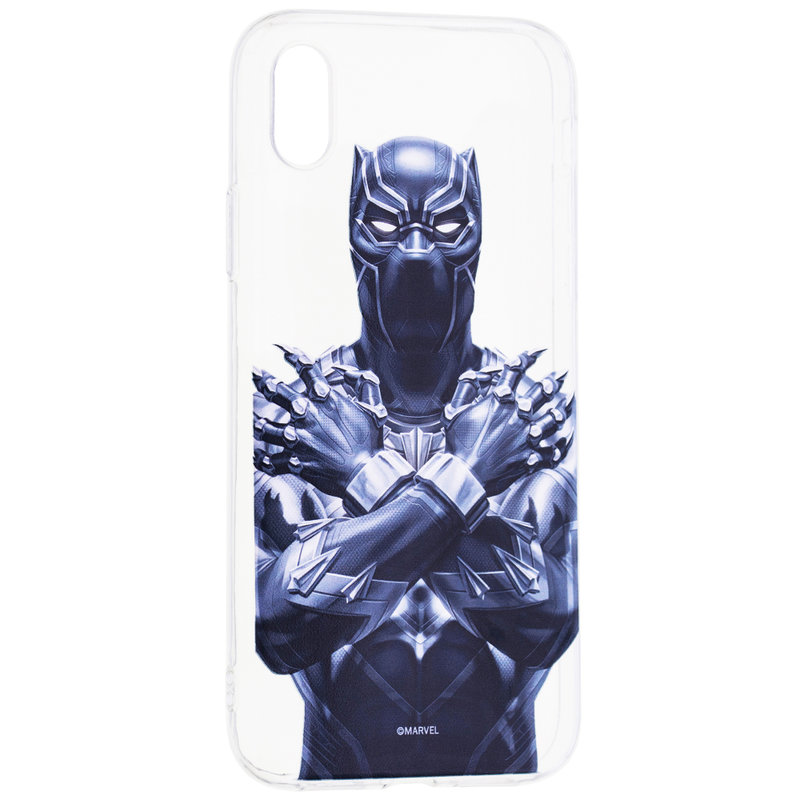 Husa iPhone XR Cu Licenta Marvel - Black Panther