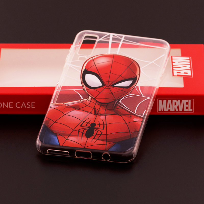 Husa Samsung Galaxy A7 2018 Cu Licenta Marvel - Spider Man