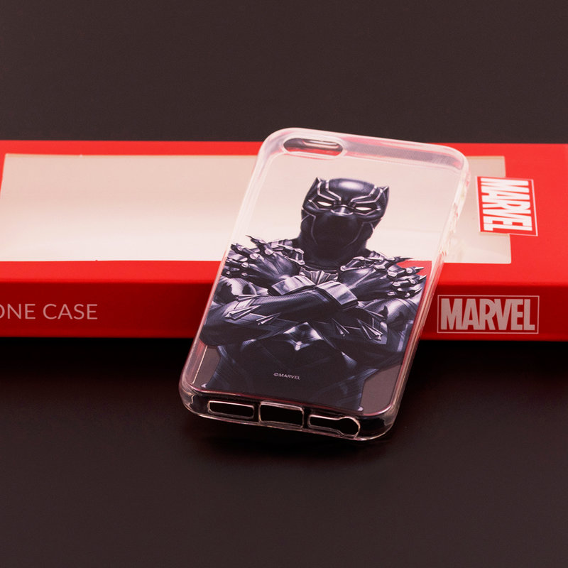 Husa iPhone 5 / 5s / SE Cu Licenta Marvel - Black Panther