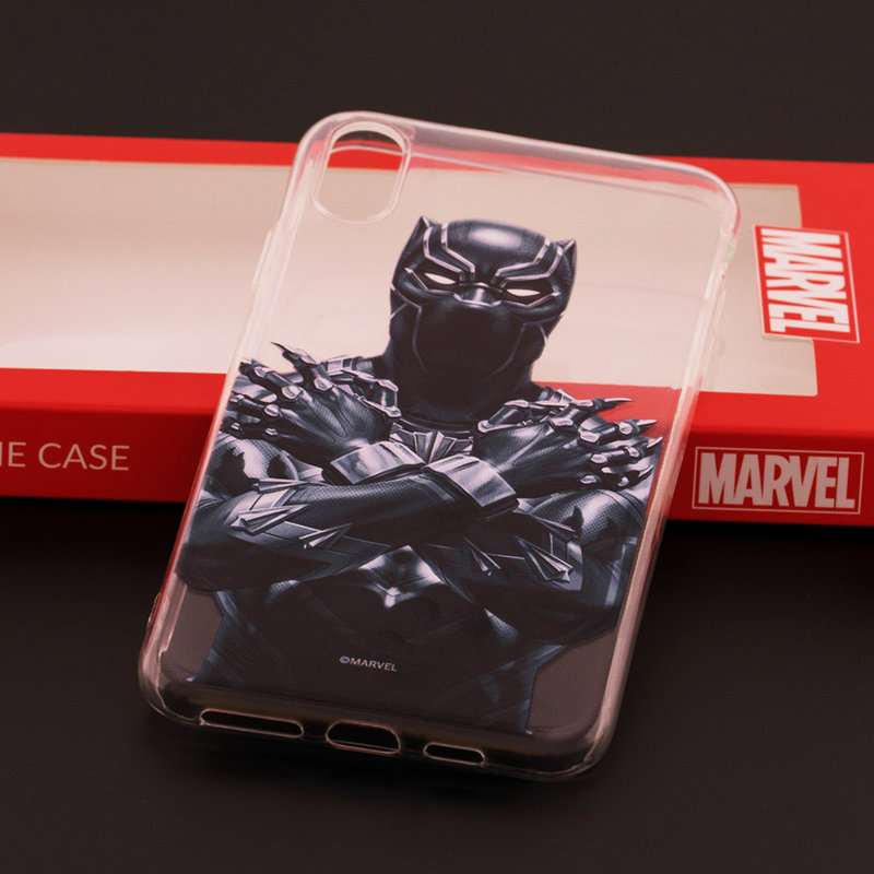 Husa iPhone XS Max Cu Licenta Marvel - Black Panther