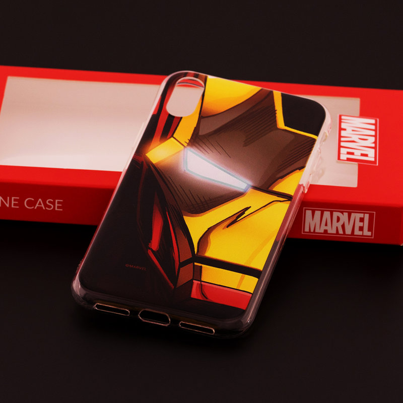 Husa iPhone XS Cu Licenta Marvel - Furious Ironman