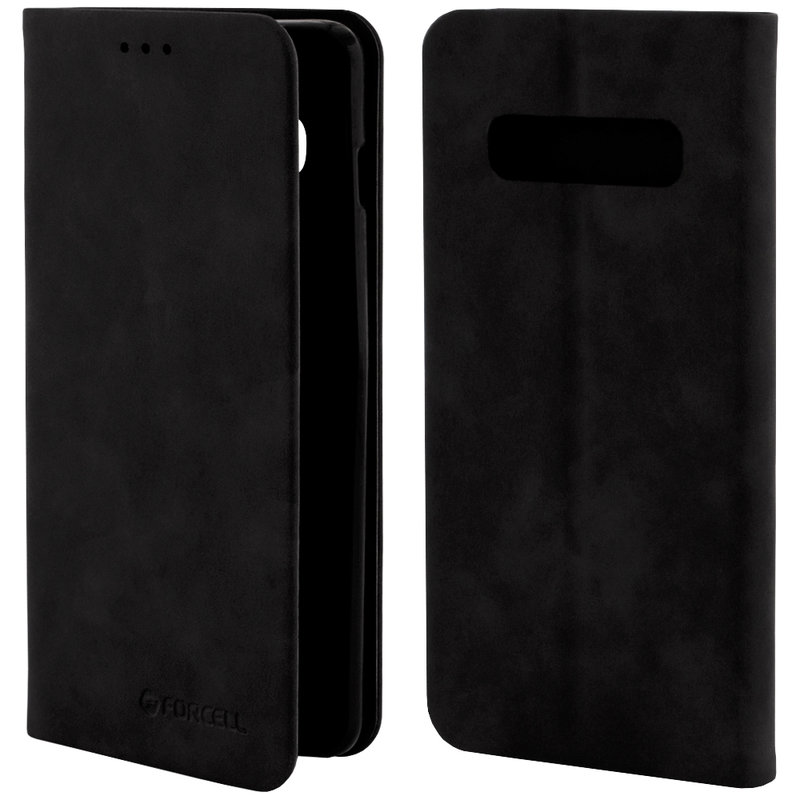 Husa Samsung Galaxy S10 Plus Forcell Silk Wallet - Black
