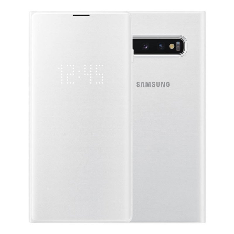 Husa Originala Samsung Galaxy S10 LED View Cover White