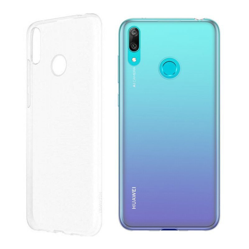 Husa Originala Huawei Y7 2019 Clear Cover - Transparent