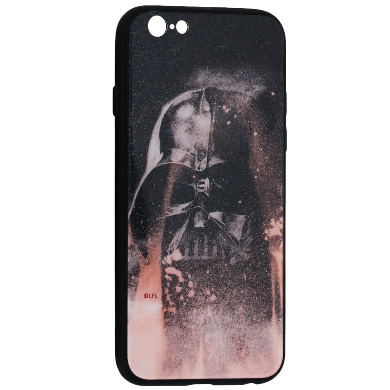 Husa iPhone 6 / 6S Premium Glass Cu Licenta Disney - Battlefront Vader