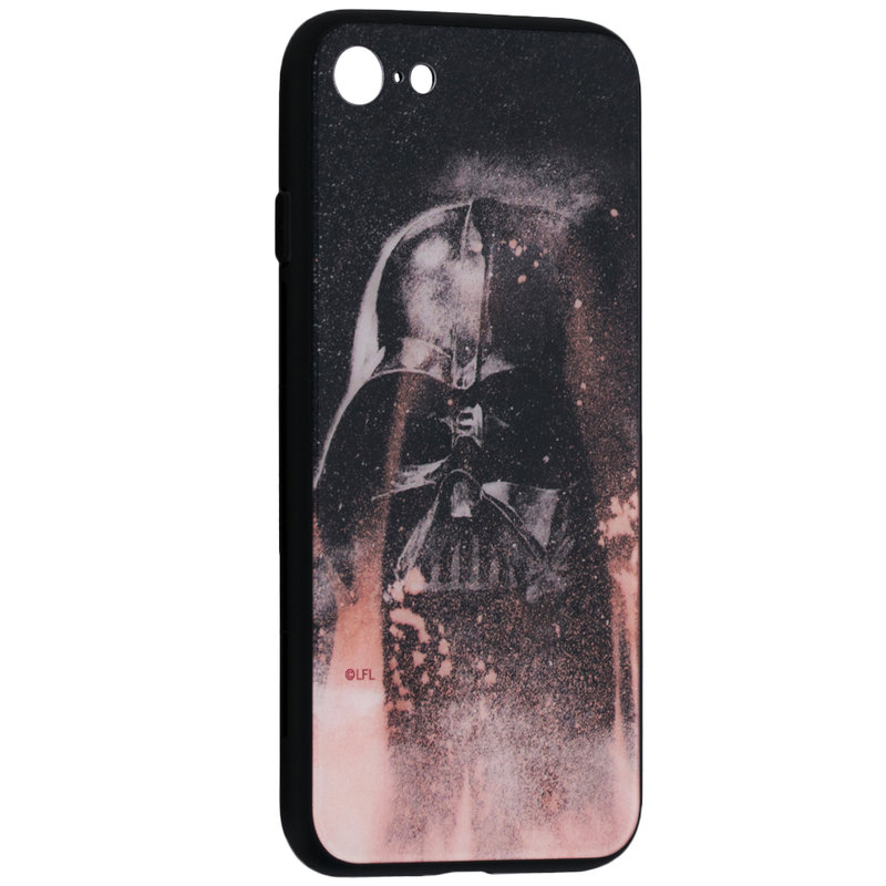 Husa iPhone 7 Premium Glass Cu Licenta Disney - Battlefront Vader