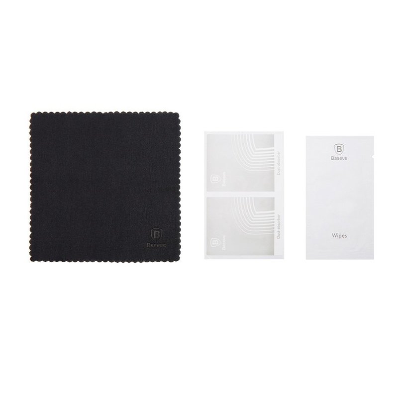 Folie Sticla Curbata iPhone XS Max Baseus Speaker Dust Protector -SGAPIPH65-WA01- Black