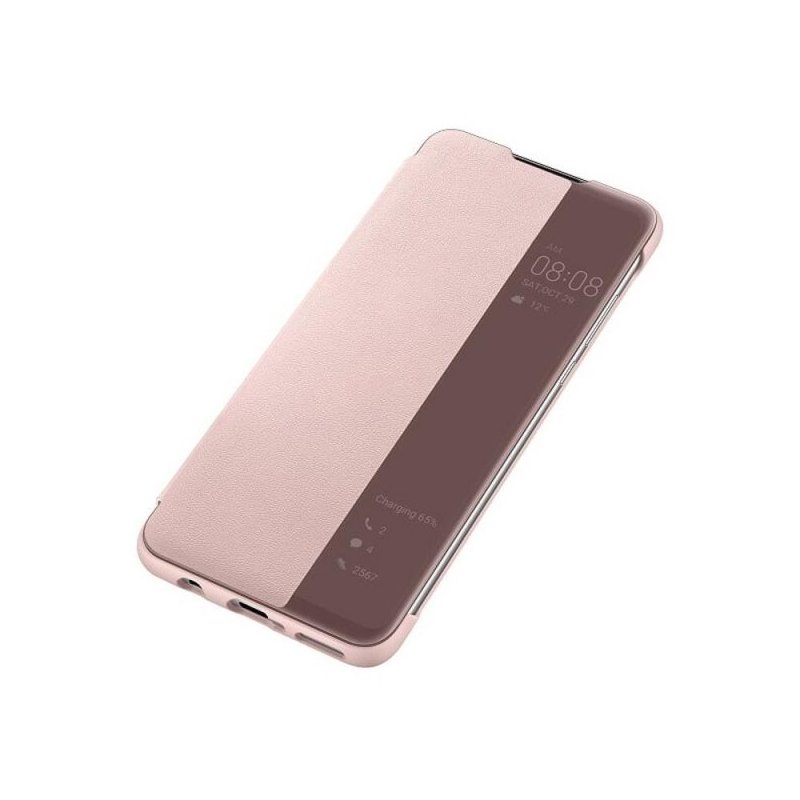 Husa Originala Huawei P30 Lite Smart View Cover Pink