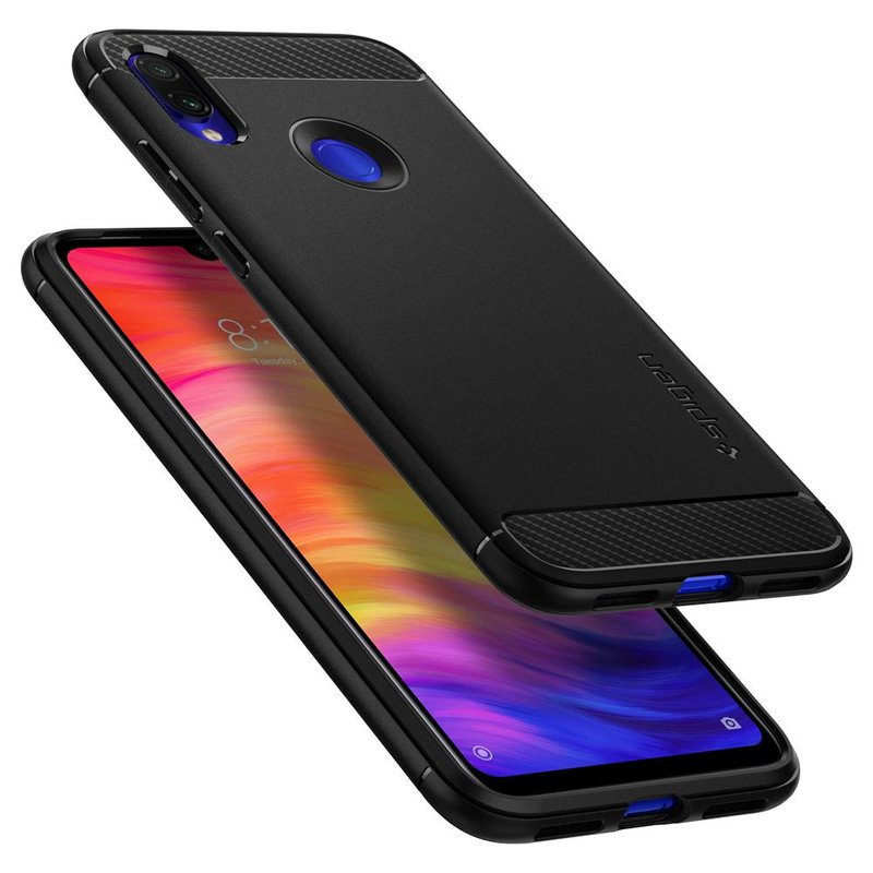 Bumper Spigen Xiaomi Redmi Note 7 Rugged Armor - Matte Black